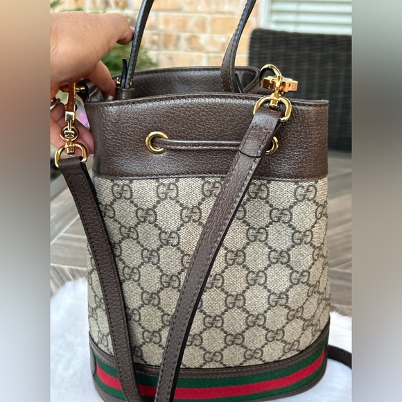 GUCCI GG Ophidia Small Bucket Bag - Picture 13 of 16